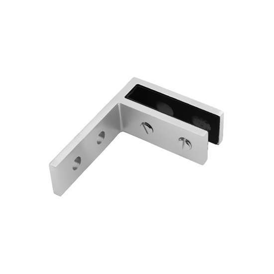 10105A - WALL TO GLASS ELONGATED STIFFENER FOR 12MM GLASS