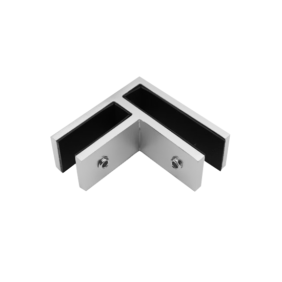 10108 - 12 GLASS TO GLASS 90° STIFFENER FOR 12MM GLASS