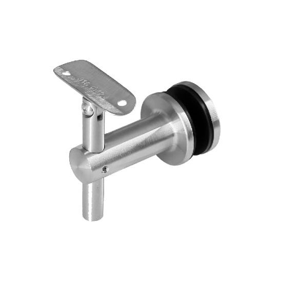 10218-RS - GLASS TO RAIL ROUND SADDLE ADJUSTABLE