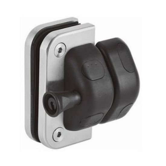 10914 - 180° GLASS TO WALL MAGNETIC LATCH LOCK