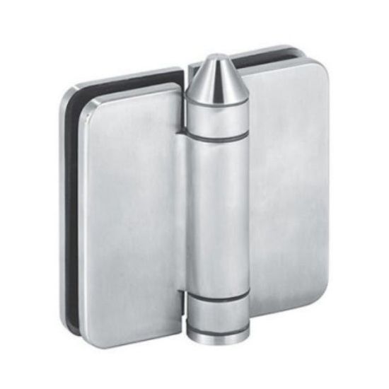 10915 - SPRING-LOADED ADJUSTABLE 180° GLASS TO GLASS POOL HINGE