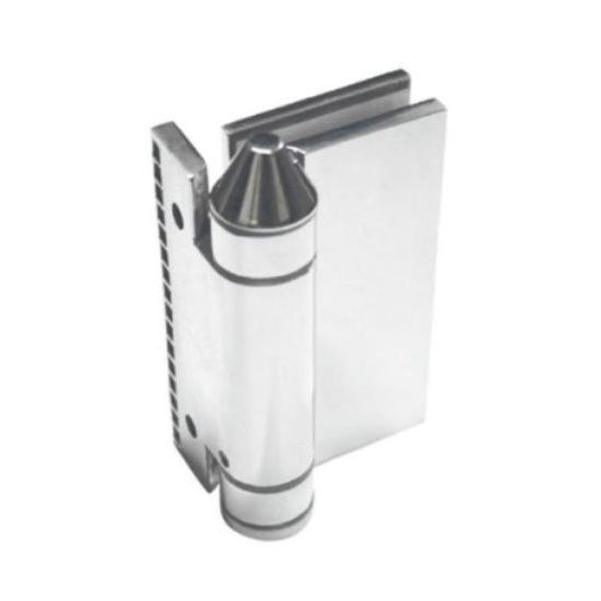 10916 - SPRING-LOADED ADJUSTABLE 90° GLASS TO GLASS POOL HINGE