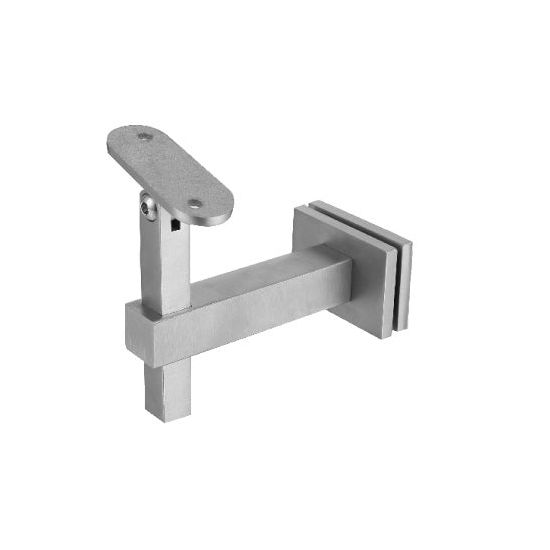 11021-FS - GLASS TO RAIL FLAT SADDLE  ADJUSTABLE