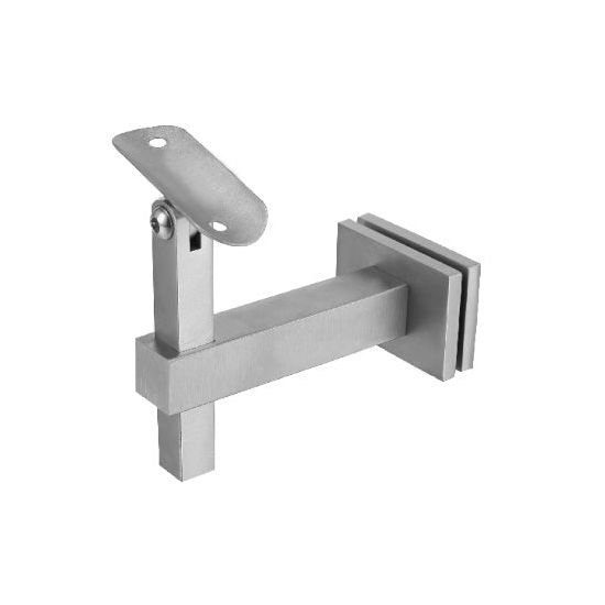 11021-RS - GLASS TO RAIL ROUND SADDLE ADJUSTABLE