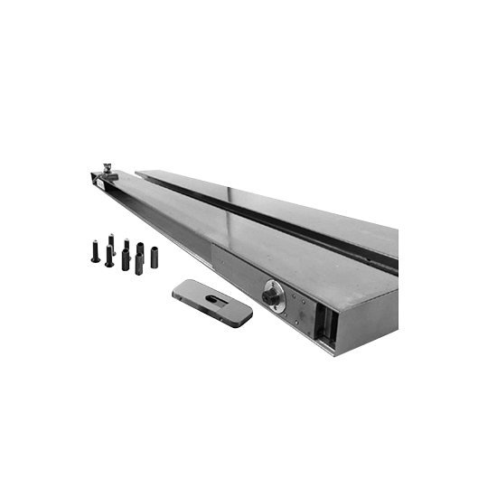 26600 - INBUILT HYDRAULIC DOOR RAIL SYSTEM - BOTTOM PROFILE, STORE FRONT