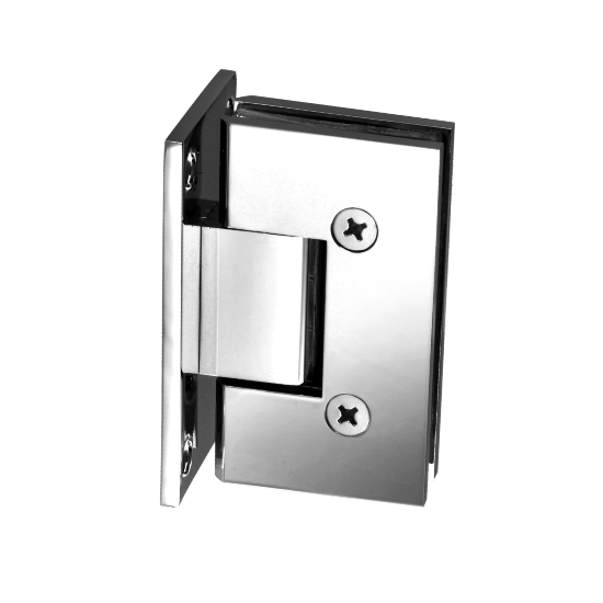 30009 - WALL TO GLASS FULL BACK PLATE HEAVY DUTY SQUARE EDGE HINGE