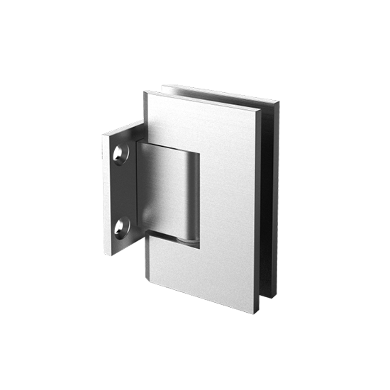 30079 - WALL TO GLASS SHORT PLATE HEAVY DUTY SQUARE EDGE HINGE