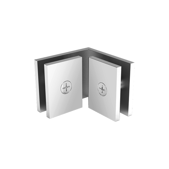 35005 - GLASS TO GLASS 90° SQUARE EDGE BRACKET