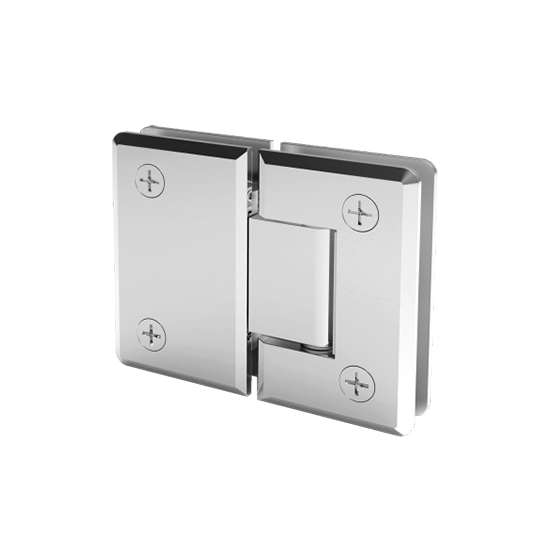 40015 - GLASS TO GLASS 180° HEAVY DUTY BEVELED EDGE HINGE