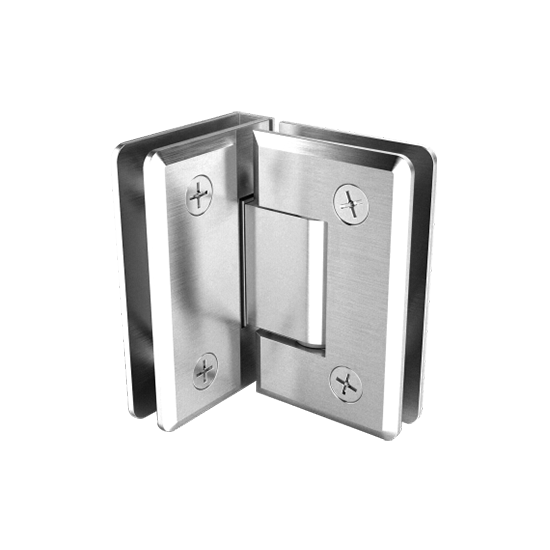 40025 - GLASS TO GLASS 90° HEAVY DUTY BEVELED EDGE HINGE