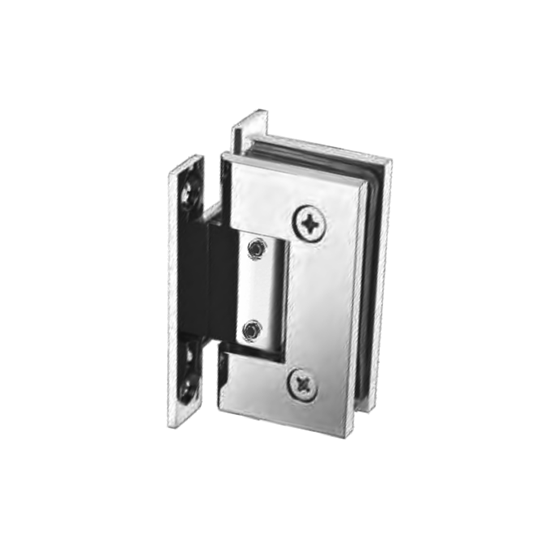 50010 - WALL TO GLASS H-PLATE HEAVY DUTY SQUARE EDGE ADJUSTABLE HINGE