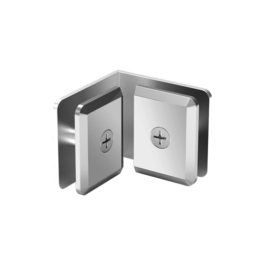 55005 - GLASS TO GLASS 90° BEVELED EDGE BRACKET