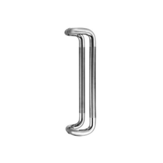 60003 - 10” - 10” OFFSET BACK-TO-BACK GLASS-MOUNTED STANDARD PULL HANDLE, STORE FRONT
