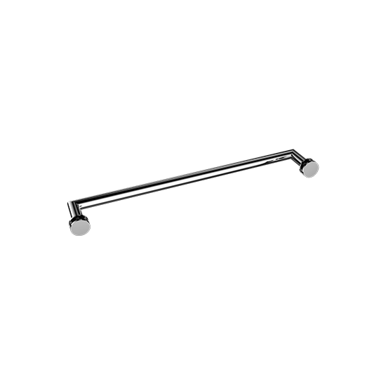 60240-MTS - ø19 MITERED SINGLE SIDE TOWEL BAR 24"