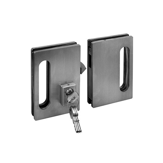 69006-01A - GLASS TO GLASS DOOR LOCK