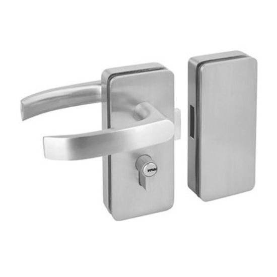 71001R-LH/RH - STANDARD DUTY MECHANICAL LOCK GLASS TO GLASS/WALL