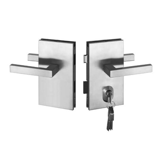 71001SDL RH / LH- STANDARD DUTY MECHANICAL LOCK GLASS TO GLASS/WALL
