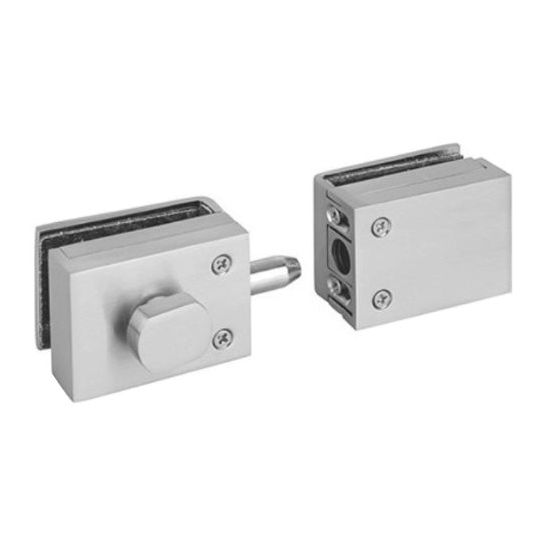 71108 - GLASS DOOR LOCK W/ STRIKE BOX