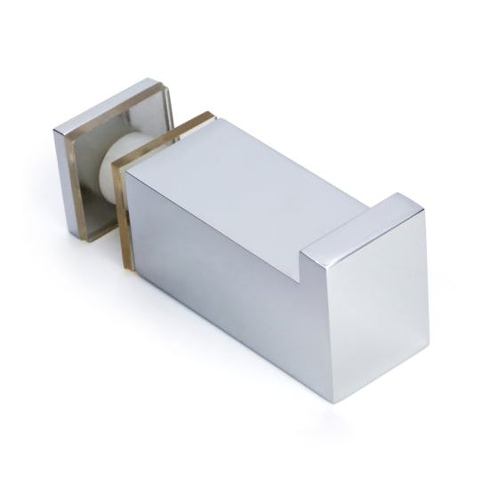 35032D - GLASS MOUNTED SQUARE ROBE HOOK