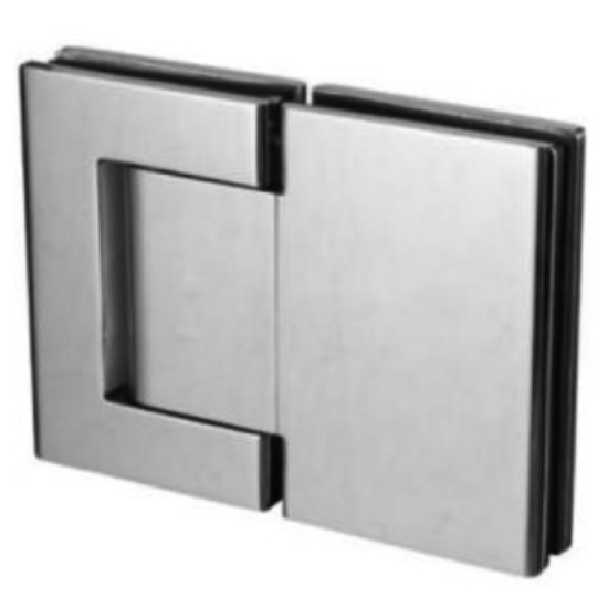 10924 - HYDRAULIC HINGE GLASS TO GLASS 180° (HEAVY DUTY VENTURA SERIES)