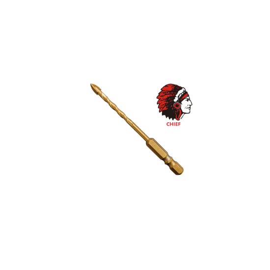 GLASS DRILL BITS - DOUBLE R HEX SHANK