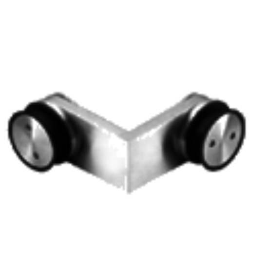 WASHROOM PARTITION, GLASS TO GLASS FIXED LONG ARM CONNECTOR - 28088 SK-029