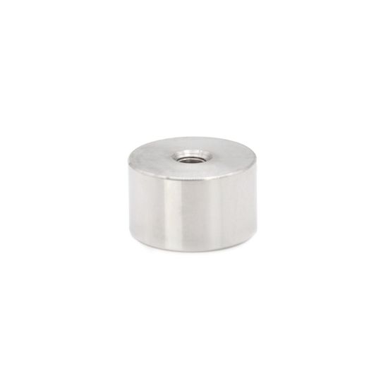 STANDOFF BASE 2" BASE DIA M14 THREAD PROFILE-2.0"-BRUSHED NICKLE-0.25"