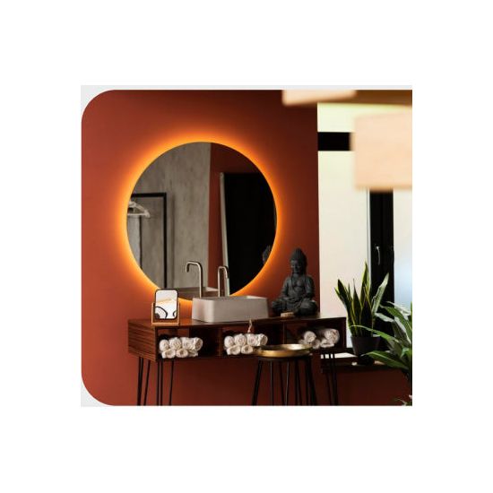 NON-LED ROUND MIRROR 36" BEVELED EDGE