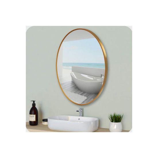 NON-LED OVAL MIRROR 24" x 36" BEVELED EDGES