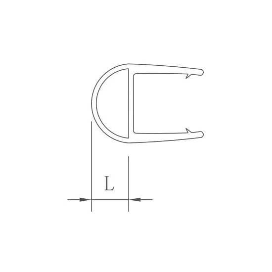 35021-8 - WATER SEAL, GLASS TO GLASS