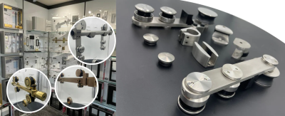 Barn Door Sliding Kit - Wall and Glass Mount