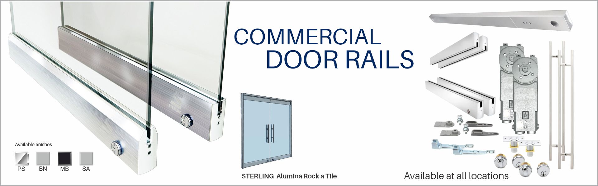Commercial Door Rail